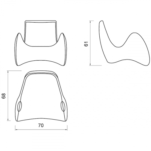 Кресло парикмахерское "Flow Chair"